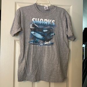 Vintage Aquarium Shark Tee